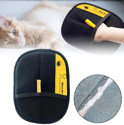 Pet Hair Remover Grooming Glove Pad – Reusable Fur & Lint Cleaning Mitt