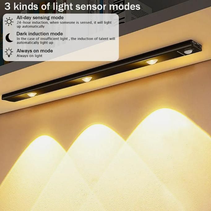 Smart Motion Sensor LED Light Bar – Rechargeable, Ultra-Bright & Wireless